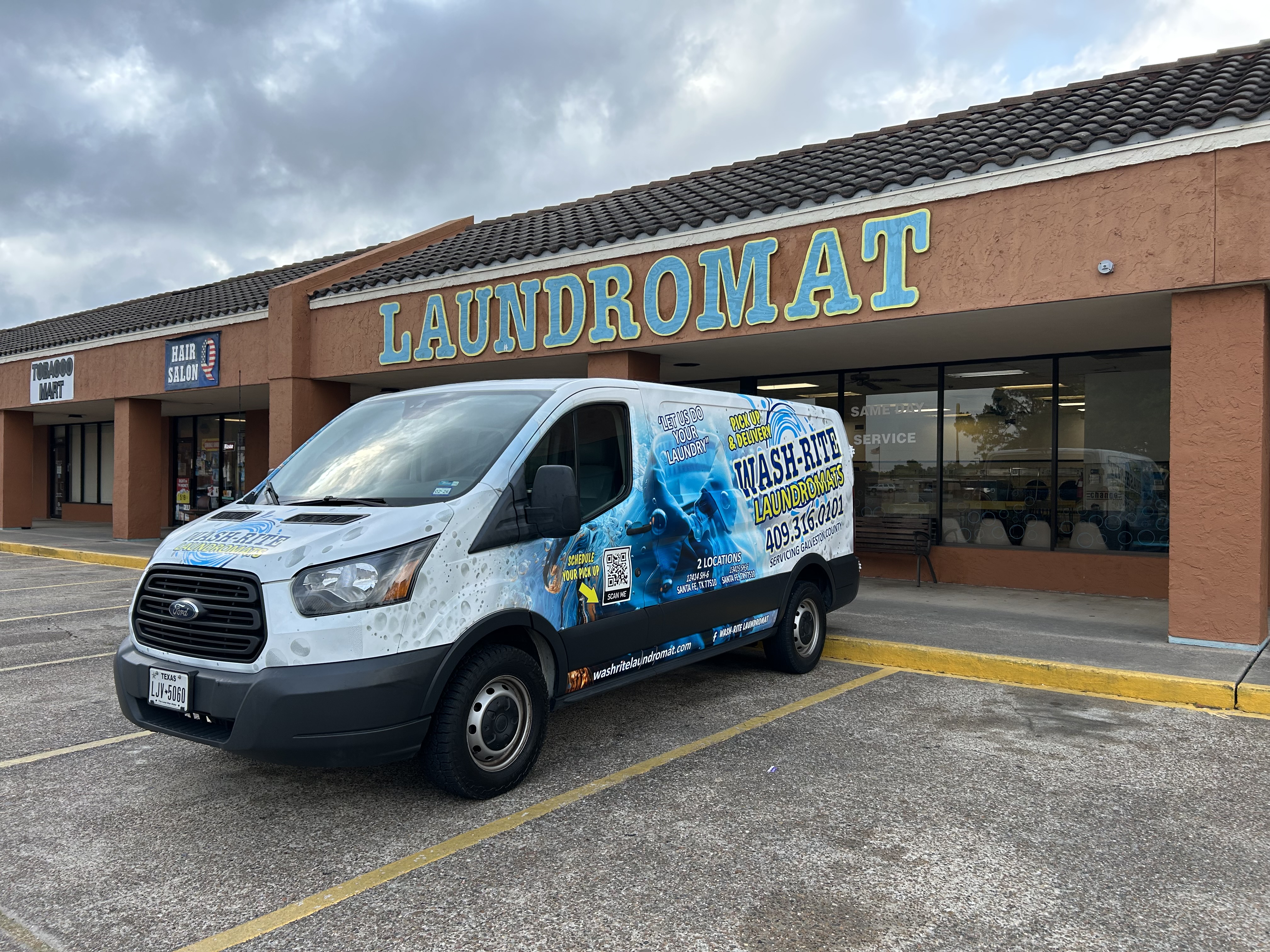 Wash Rite Laundromat Van