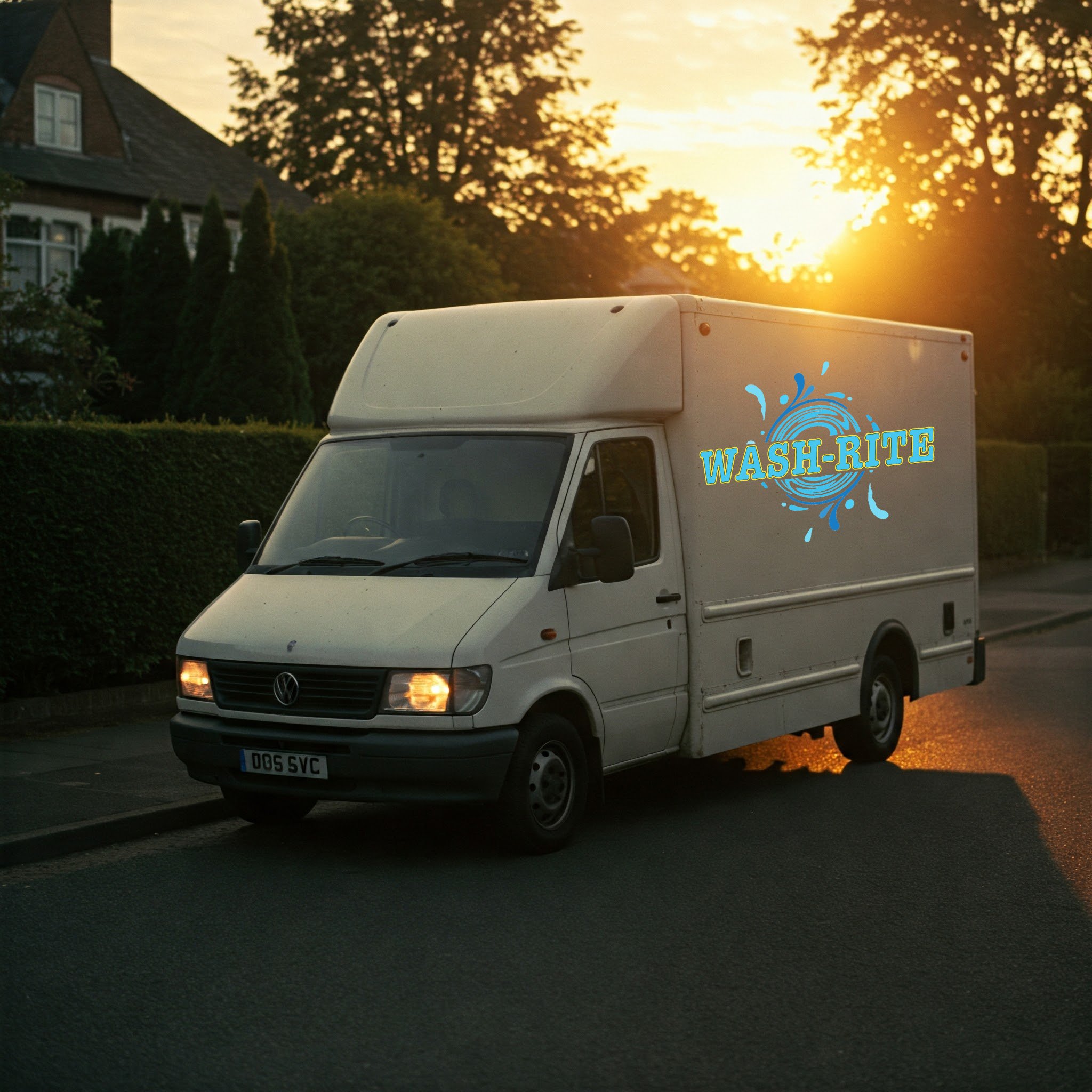 Laundry Van Sunset